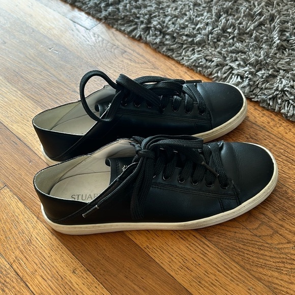 Stuart Weitzman LIVVY CONVERTIBLE Black Sneaker Size 5.5 - Picture 3 of 15